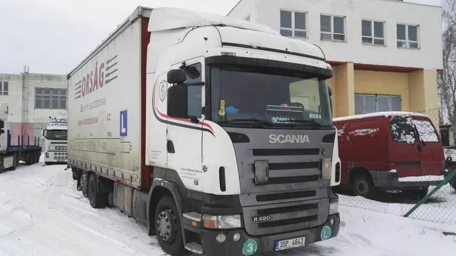 Scania – výcvikový kamion skupiny C